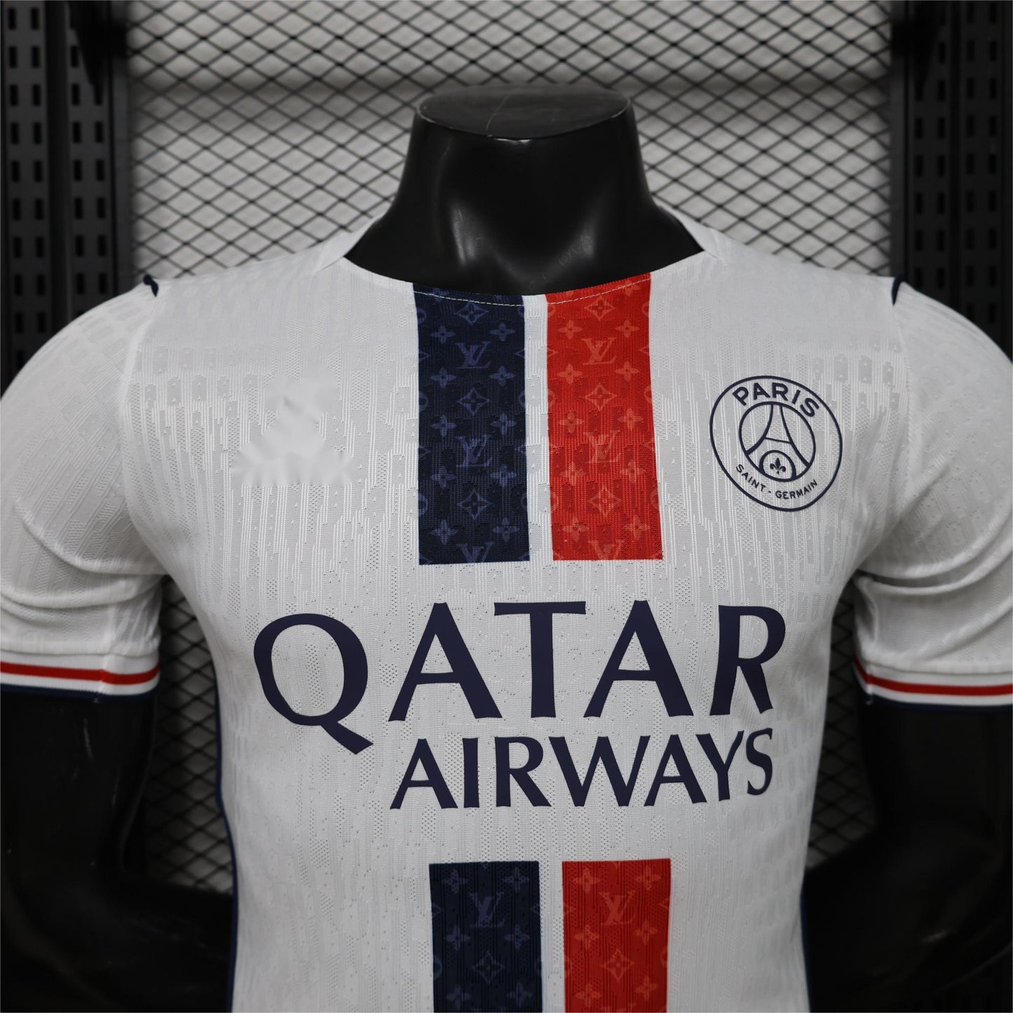 2026-27 Paris Away White Navy Red Stripe Special Player S-2XL