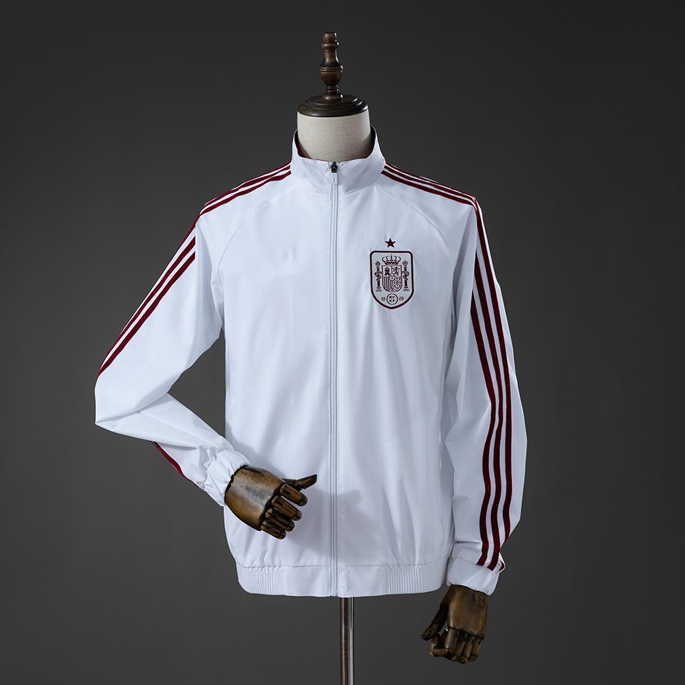 2026 Spain White Windbreaker S-2XL