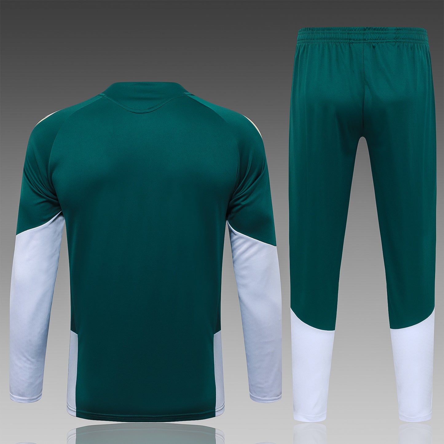 2026-27 Italia Traje de entrenamiento verde oscuro con media cremallera S-2XL