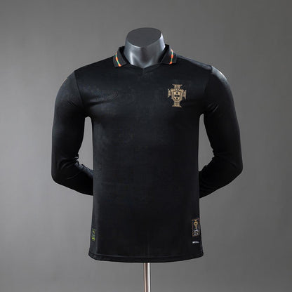 2026 Portugal Pantera Negra Conmemorativa Manga Larga Edición Jugador S-2XL