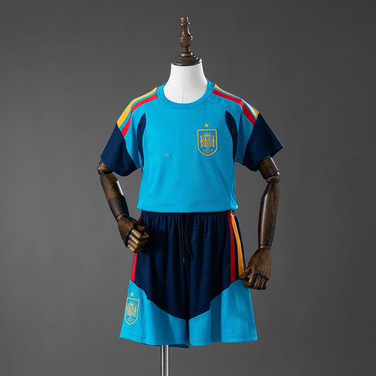 2026 Spanien Training Kinder Trikot - Blau 16-28