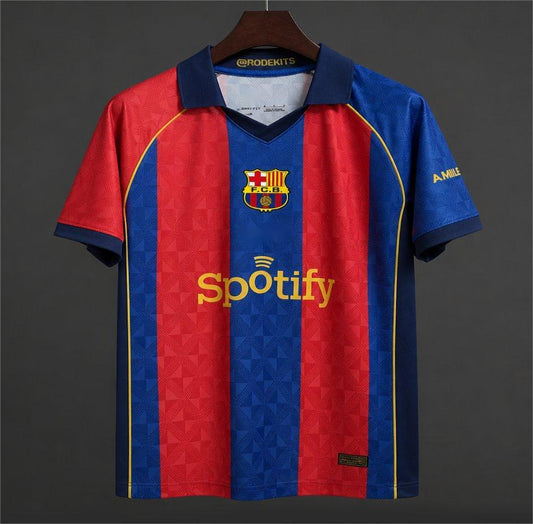 2026-27 Barcelona Home Vintage Inspired Football S-4XL
