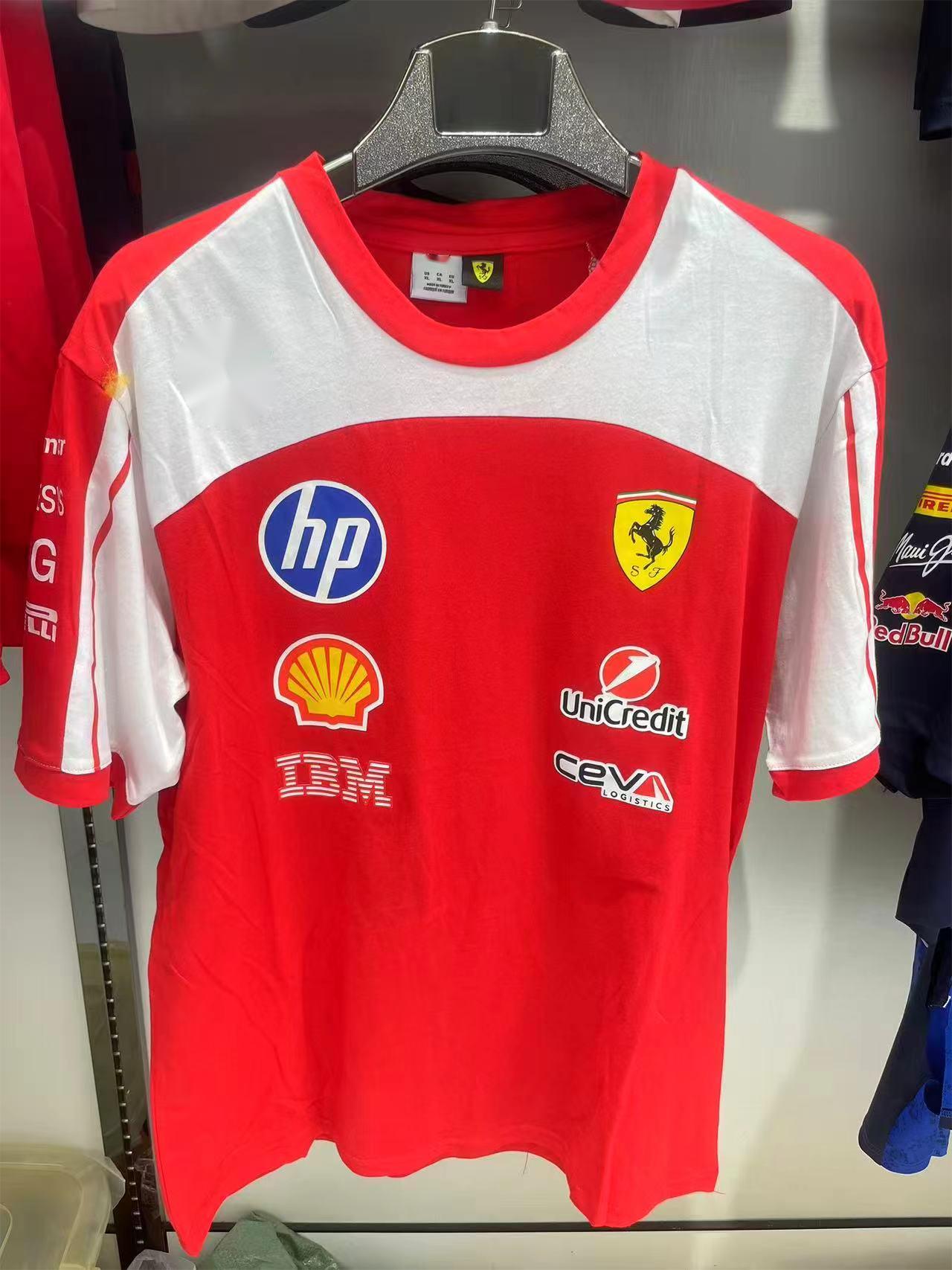 2026 F1 Ferrari Round Neck Racing Suit S-5XL