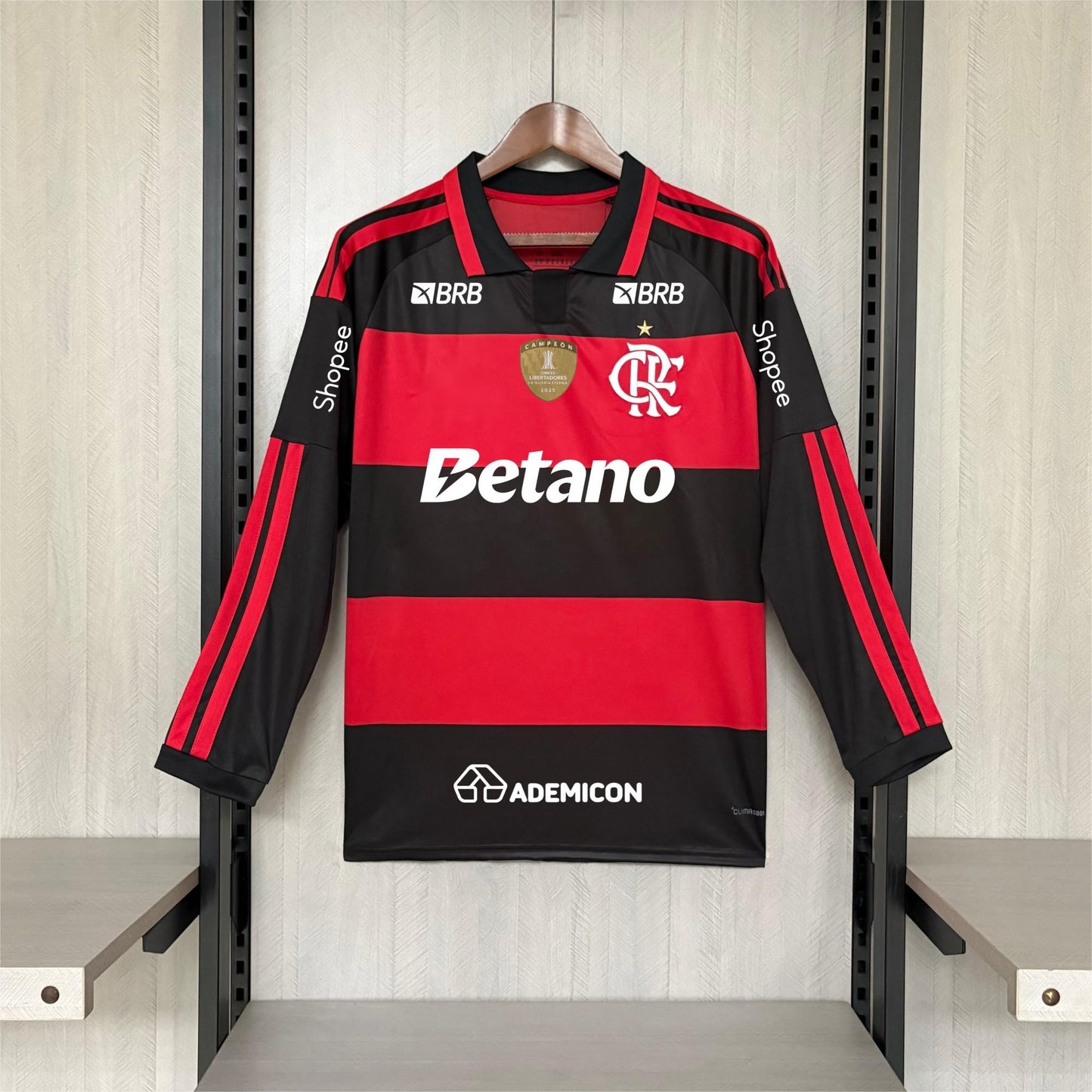 2026-27 Flamengo Home All Sponsors Long Sleeve S-4XL