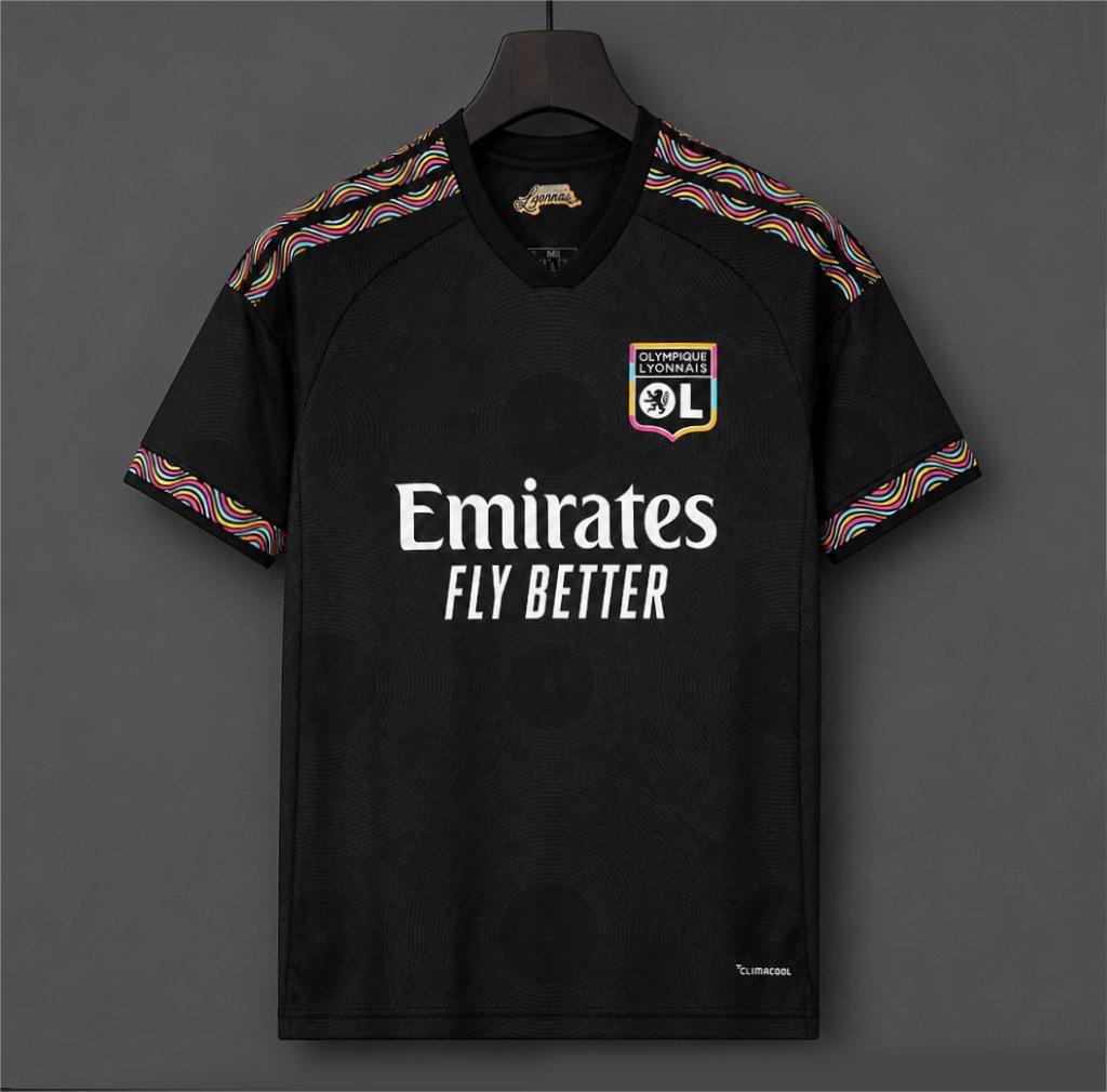 2026-27 Olympique Lyonnais Third Away Black S-4XL