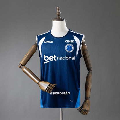 2026-27 Cruzeiro Todos los patrocinadores Entrenamiento - Chaleco azul oscuro S-4XL