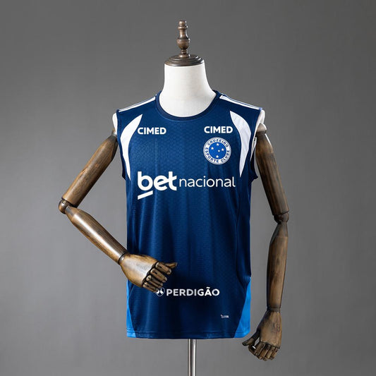2026-27 Cruzeiro  All sponsors Training - Dark Blue Vest S-4XL