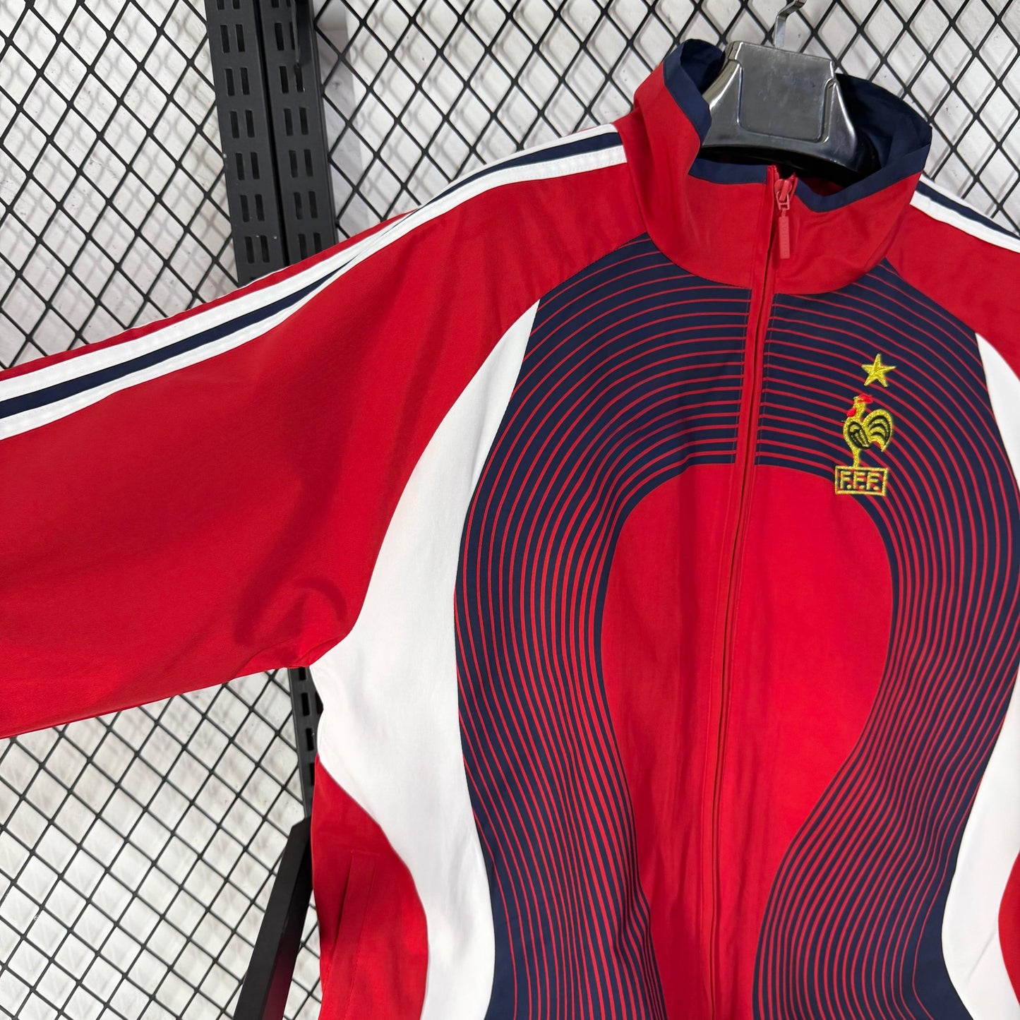 2025-26 France Team Classic Red Casual Training Windbreaker S-2XL