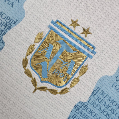 Édition commémorative d'Argentine 2021 Blanc Bleu S-XXL