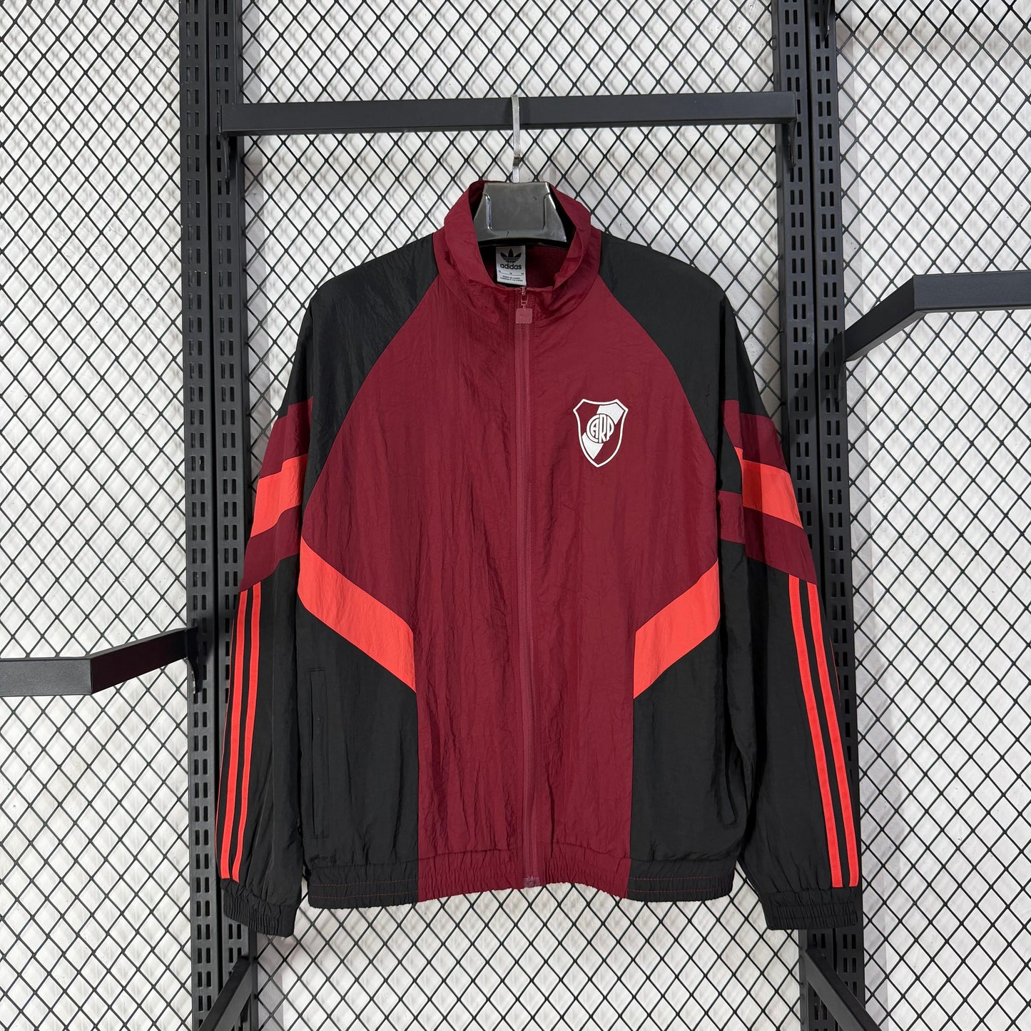 2025-26 River Plate Maroon Waterproof Windbreaker S-2XL