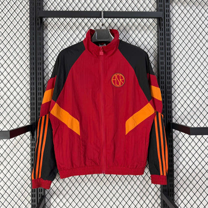 2025-25 Rome Maroon Colour Block Training Casual Windbreaker S-2XL