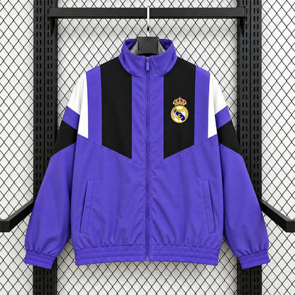 2026-27 Real Madrid Purple EQT Casual Training Windbreaker S-2XL