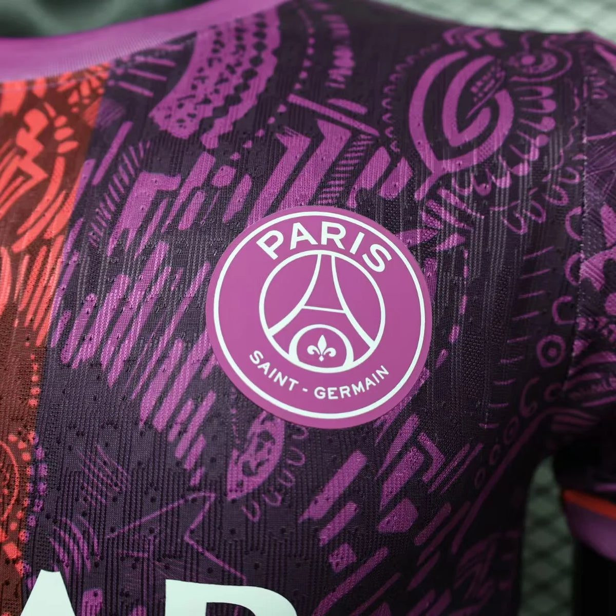 2026-27 Morado París con patrón tribal Jugador especial S-3XL