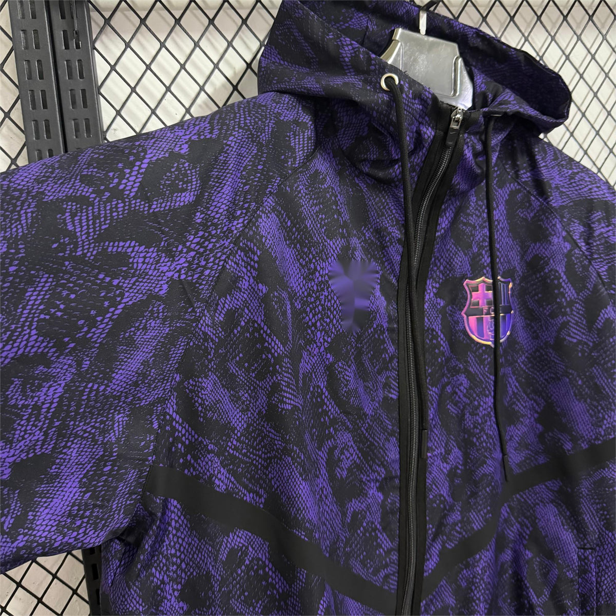 2026-27 Barcelona Black Purple Casual Windbreaker S-2XL