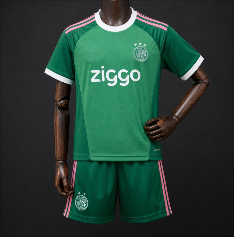 2026-27 Ajax Green Goalkeeper Kids Size 16-28