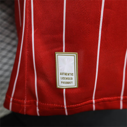 2026-27 Liverpool Home Red With White Pinstripe Player S-3XL