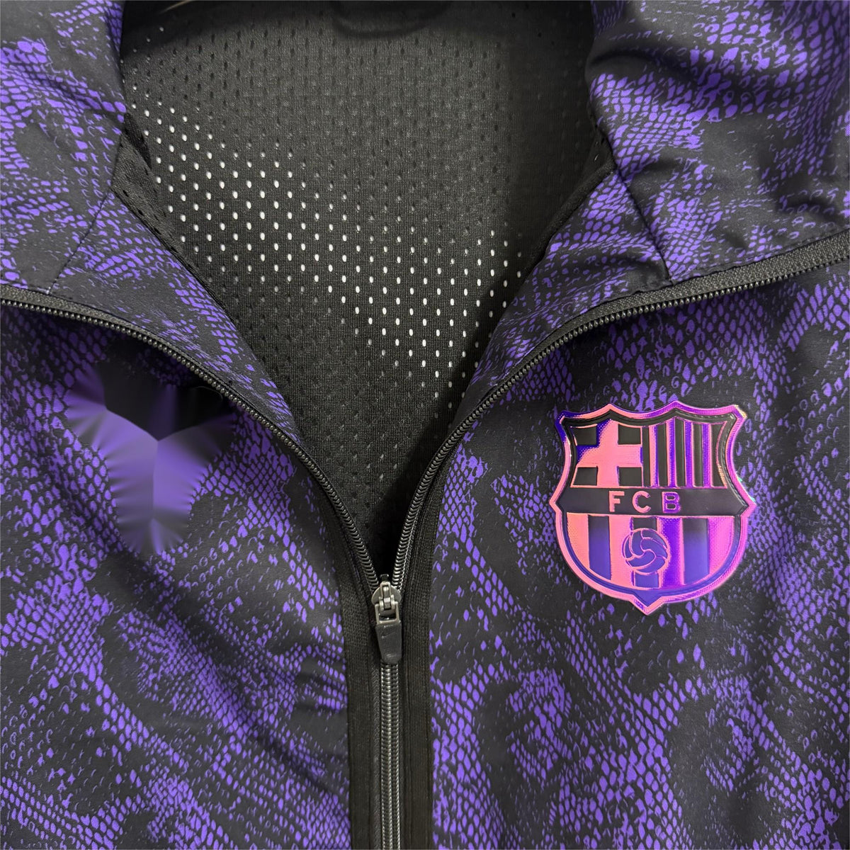 2026-27 Barcelona Black Purple Casual Windbreaker S-2XL
