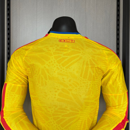 2026 Kolumbien Heimtrikot Langarm S-4XL