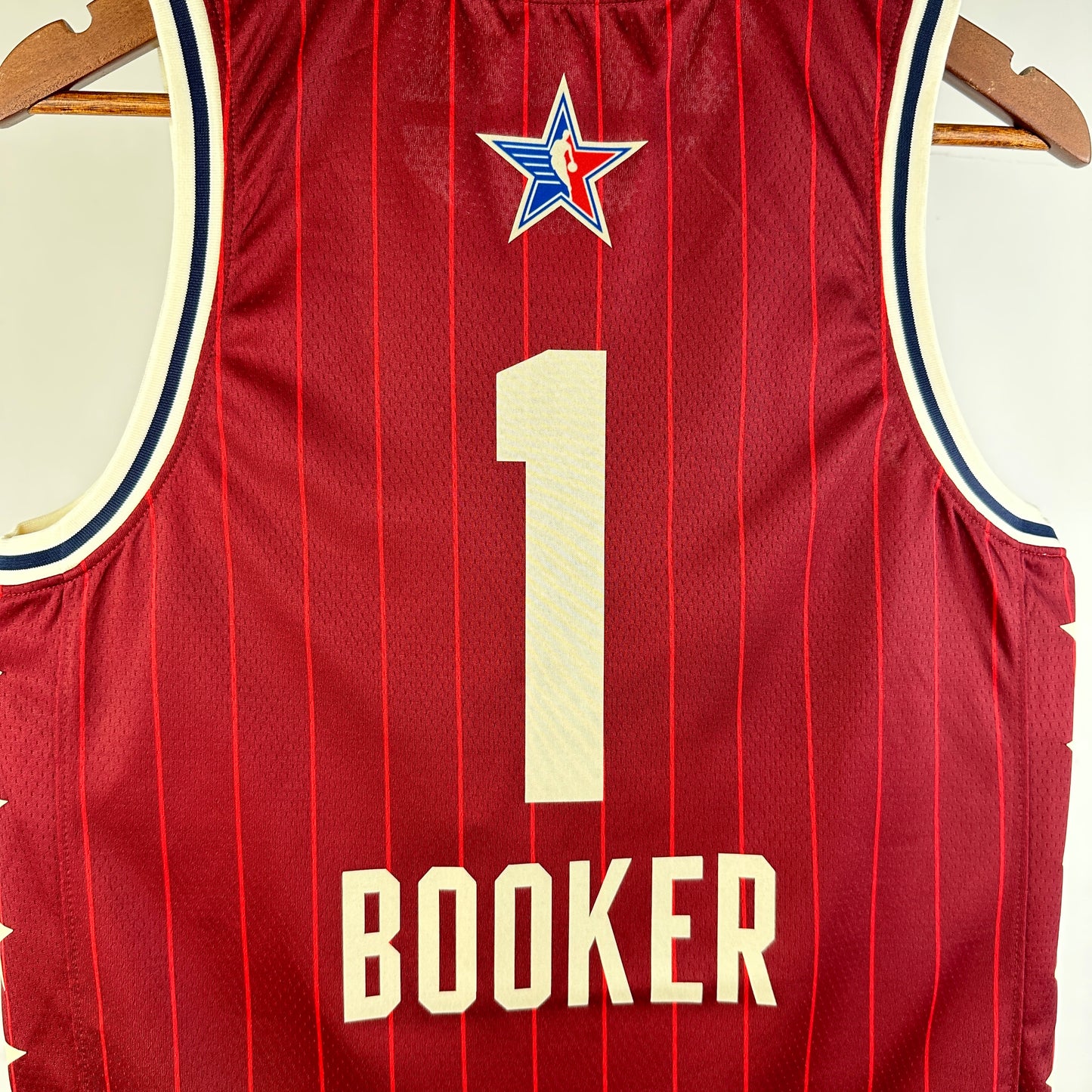 NBA 2024-25 All-Star Red No. 1 Booker