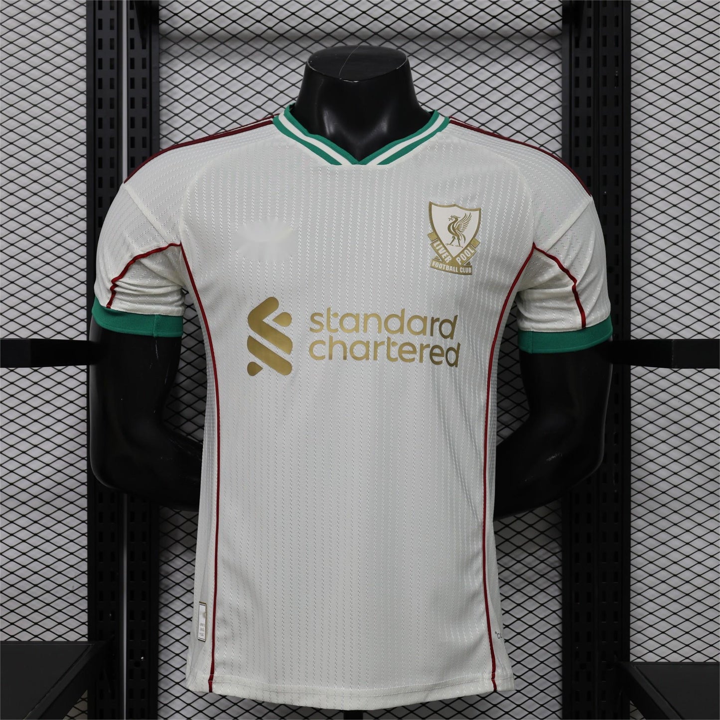 2026-27 Liverpool Away FC Off-White With Gold Crest Special Edition Player S-3XL