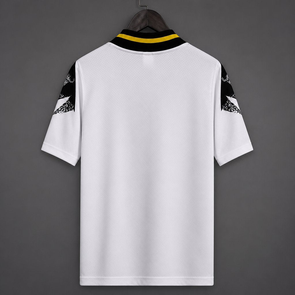 2026-27 Juventus White with Black Geometric Pattern 1994 Vintage Remake S-4XL