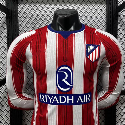 2026-27 Atletico Madrid Home Long Sleeve player S-3XL