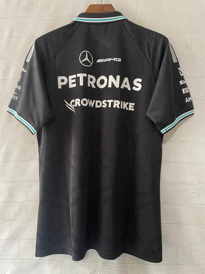 2026 F1 Mercedes Polo Black Racing Suit S-5XL