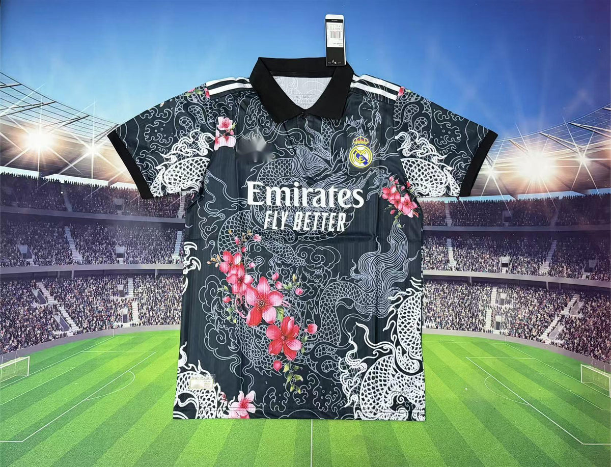 2026-27 Real Madrid flower Special Edition Black S-2XL