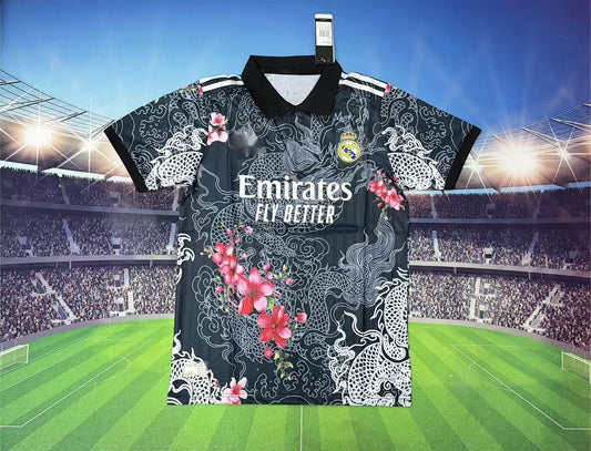 2026-27 Real Madrid flower Special Edition Black S-2XL