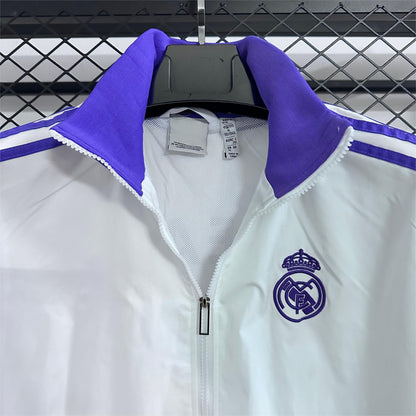 2025-26 Real Madrid Retro Windbreaker S-2XL