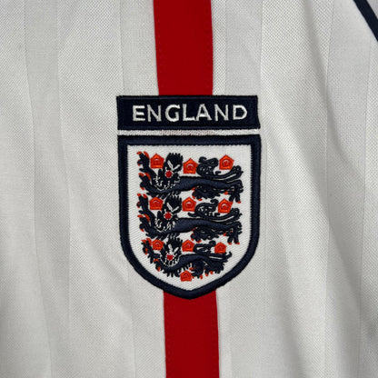 Retro long sleeve England 2002 Home S-XXL