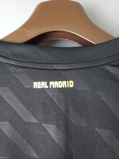 2012 Rétro Real Madrid manches longues noires