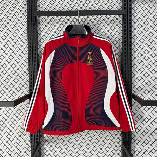 2025-26 Frankreich Team Klassische rote lässige Trainings-Windjacke S-2XL