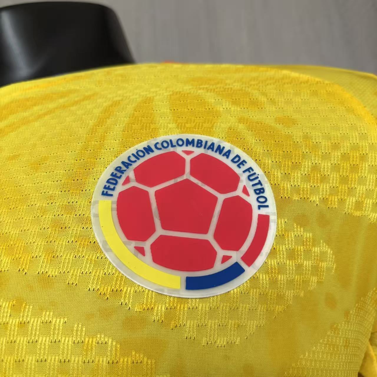 2026 Kolumbien Heimtrikot Langarm S-4XL