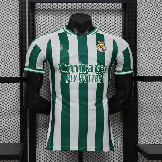 2026-27 Real Madrid Sonderausgabe Spieler Trikot Grün-weiß gestreift S-2XL