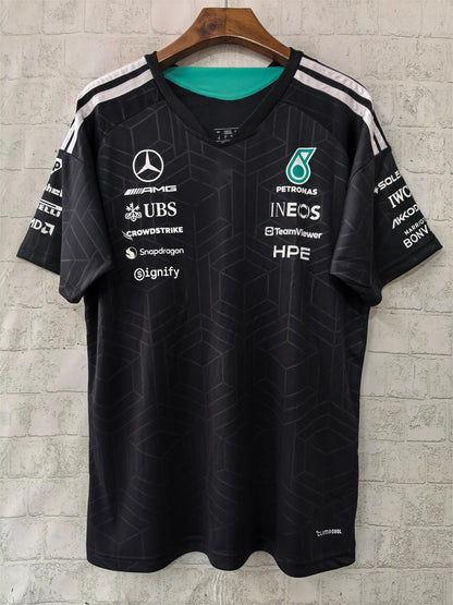 2026 F1 Mercedes Black Racing Suit S-5XL