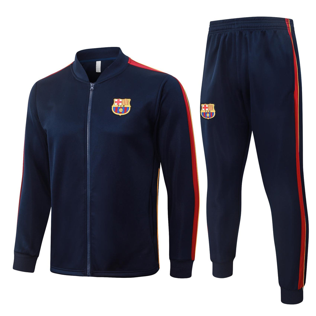 2026-27 Barcelona Blue Full Zip Training Suit Adults Or Children