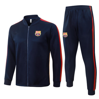 2026-27 Barcelona Blue Full Zip Training Suit Adults Or Children