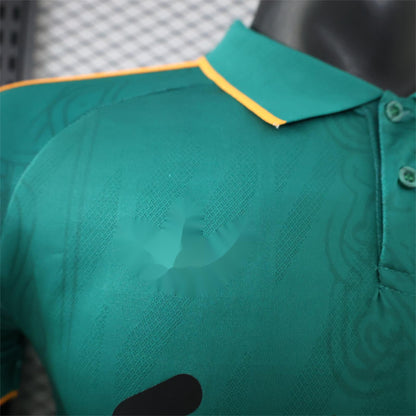 2026-27 Liverpool Green With Gold Trim Casual Retro Player S-3XL