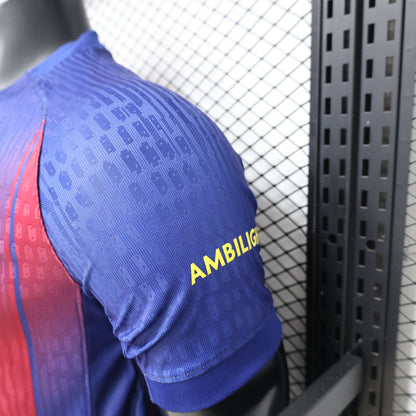 2025-26 Barcelona El Clásico Olivia Home  Player Size S-2XL