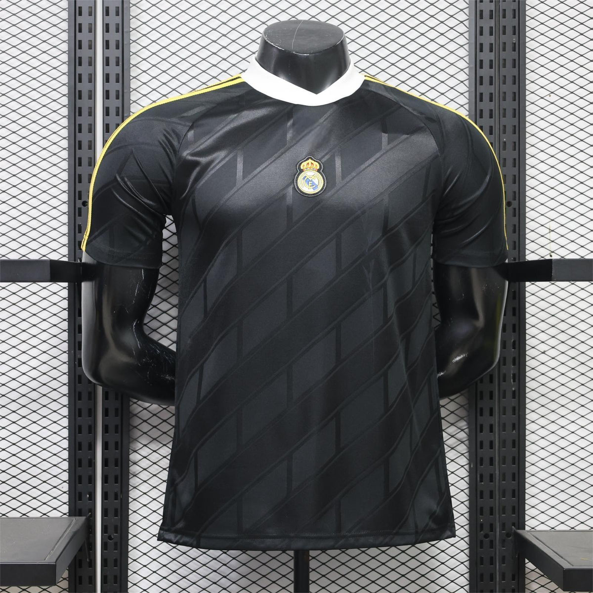 2026-27 Real Madrid Schwarz Casual Retro Spieler S-2XL
