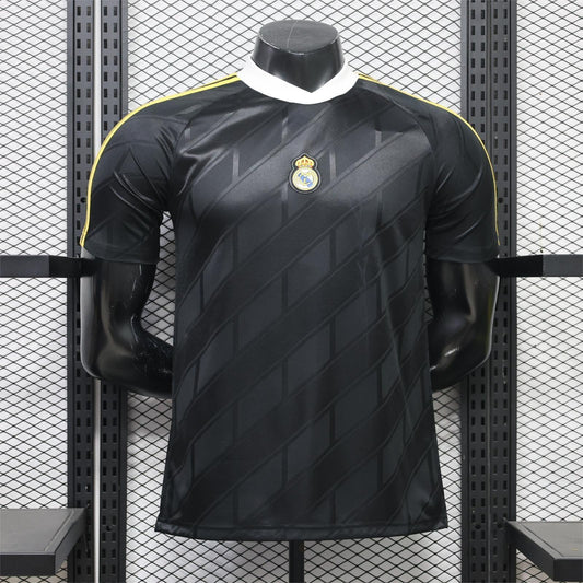 Maillot rétro décontracté noir Real Madrid 2026-27, S-2XL