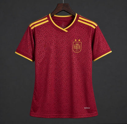 2026 Spain Home Women Two Star Red Special Edition S-2XL