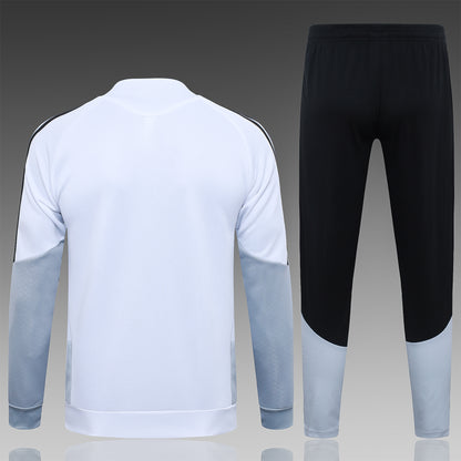 Traje de entrenamiento largo blanco del Real Madrid 2026-27 S-2XL