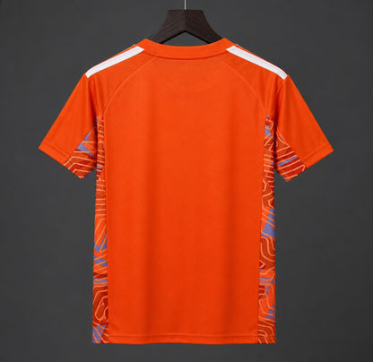 2026-27 Juventus Orange with Abstract Maze Pattern Goalkeeper S-2XL