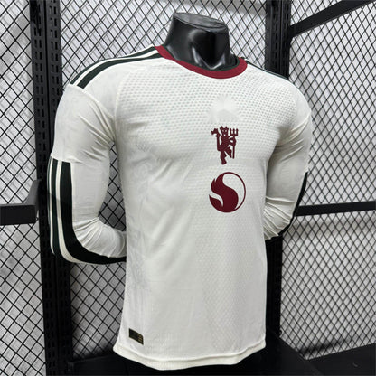 2026-27 Manchester United Second Away Long Sleeved Player S-3XL