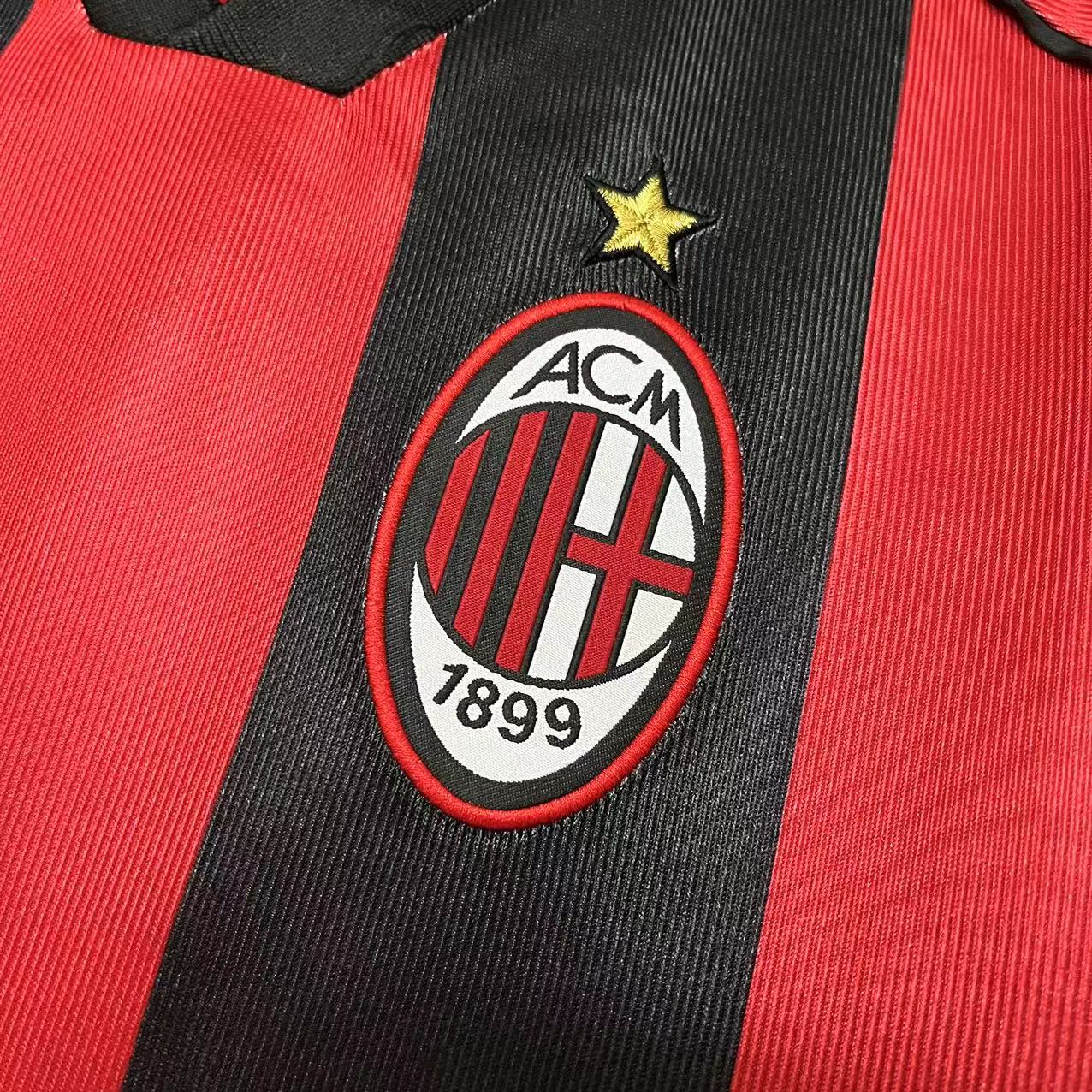 Retro AC Milan 1998-99 Home S-XXL