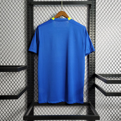 Brazil Training Wear Blue All Sponsor Size S-XXL