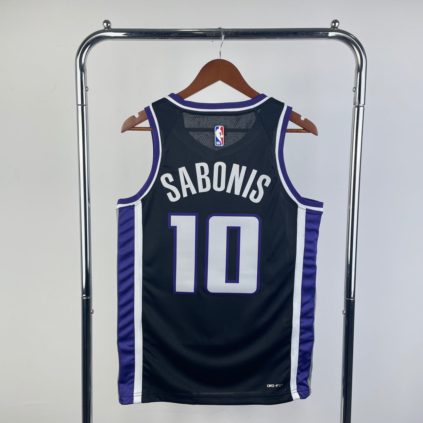 NBA 2024-25 Kings away black No. 10 SABONIS