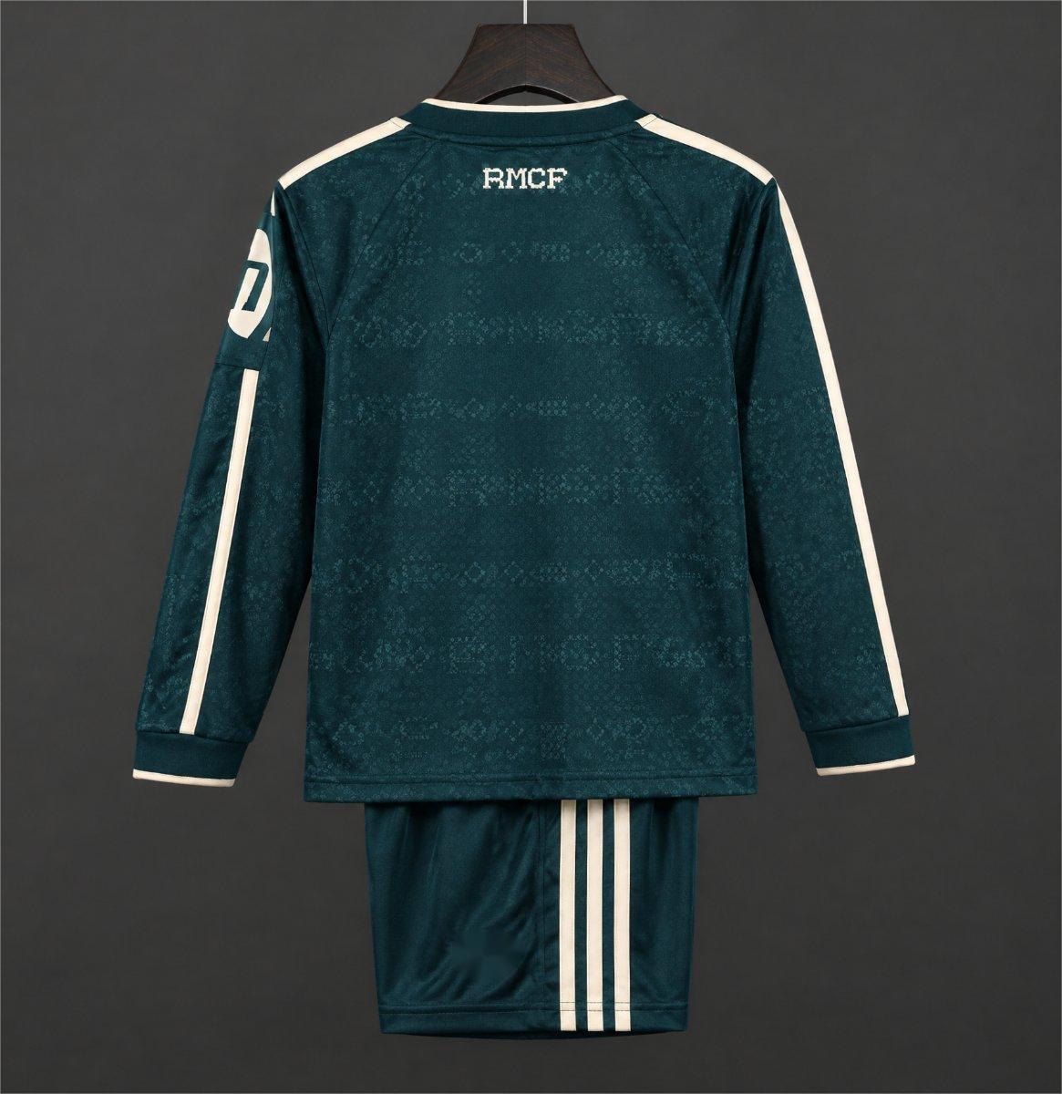 Maillot manches longues extérieur Real Madrid 2026-27 pour enfant, tailles 16-28